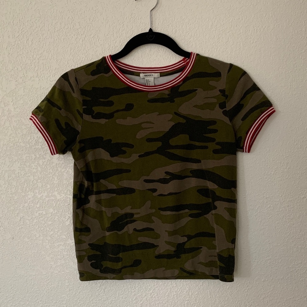 Forever 21 Camo Blouse